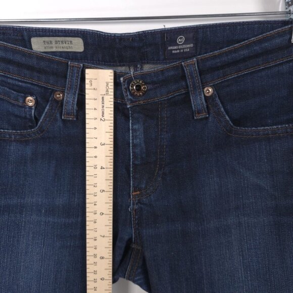 AG ADRIANO GOLDSCHMIED THE STEVIE SLIM STRAIGHT Jeans USA🇺🇸MADE Size 28R - Picture 6 of 11